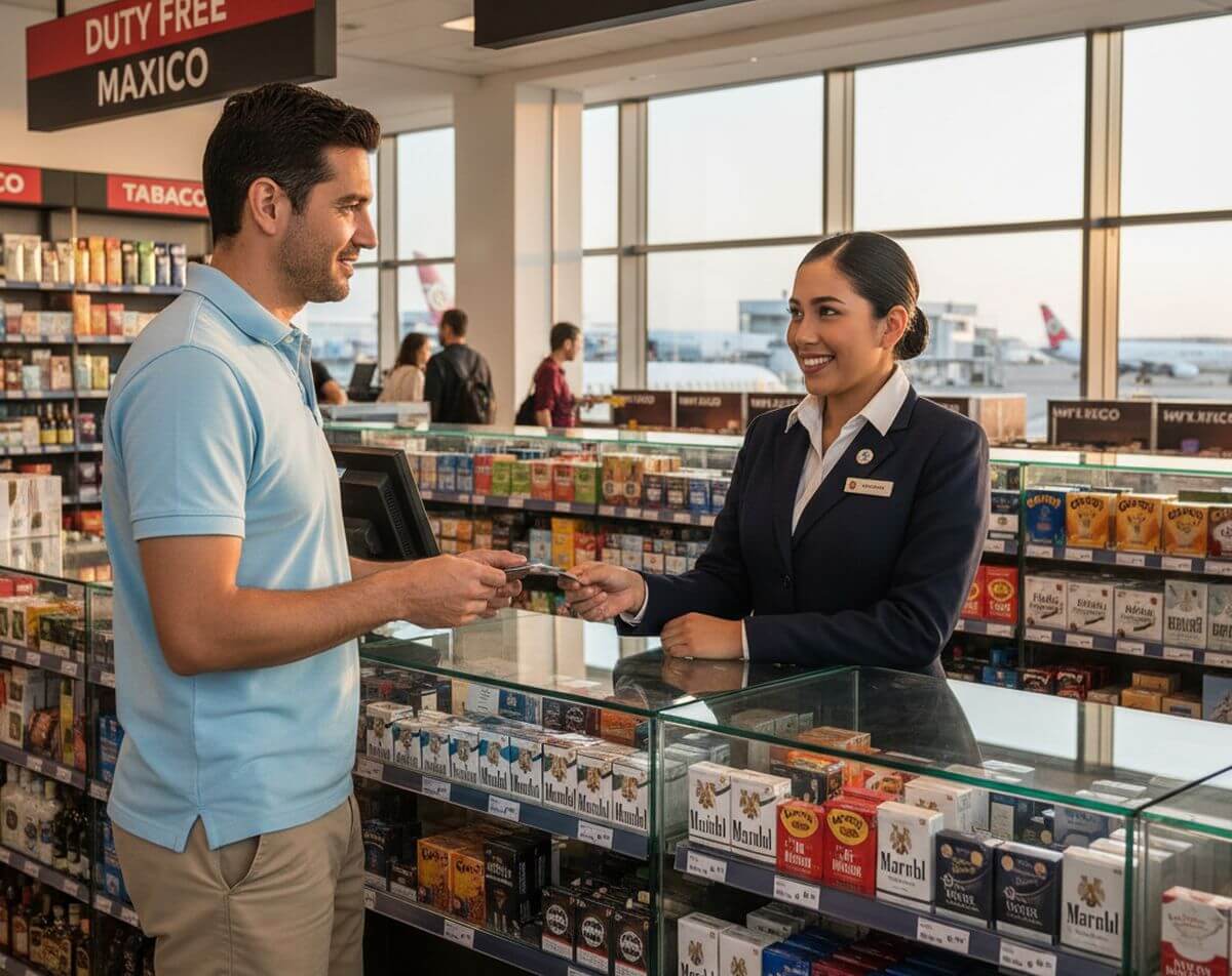 Prix cigarette duty free Mexico