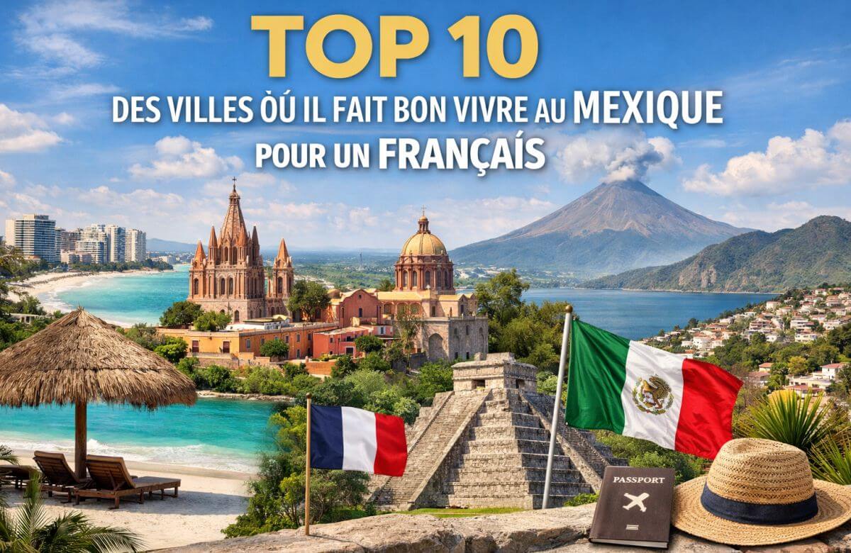 Top 10 des villes où il fait bon vivre au Mexique pour un Français